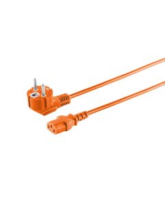 Microconnect MC-SCHUANGC13500O electriciteitssnoer Oranje 5 m Netstekker type E+F C13 stekker