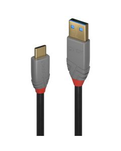 Lindy 36919 USB-kabel 3 m USB C USB A 10 Gbit/s Zwart