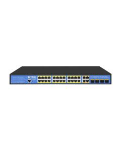 Ernitec ELECTRA-M224-1GB-370W netwerk-switch Managed L2/L2+ Gigabit Ethernet (10/100/1000) Power over Ethernet (PoE)
