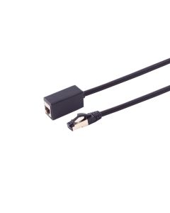 Microconnect MC-SFTP-CAT8.103EXT-S netwerkkabel Zwart 3 m Cat8.1 S/FTP (S-STP) Rond