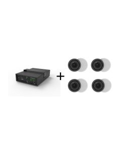 Vivolink AUDIOPACK4 luidspreker Zwart Bedraad 110 W