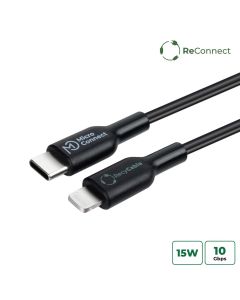 Microconnect ECO-USB3.1CL2 Lightning-kabel 2 m Zwart