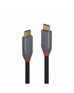 Lindy 36903 USB-kabel USB 3.2 Gen 2 (3.1 Gen 2) 2 m USB C 20 Gbit/s 100 W Zwart