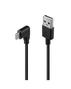 Lindy 32001 USB-kabel USB 2.0 1 m USB A USB C 15 W Zwart