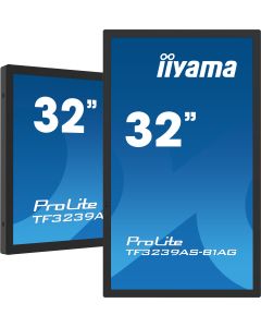 iiyama TF3239AS-B1AG beeldkrant Digitale signage flatscreen 80 cm (31.5") LED 435 cd/m² Full HD Zwart Touchscreen Type processor Android 11 24/7