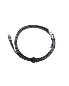 DELL 470-ABDR Serial Attached SCSI (SAS)-kabel 2 m 12 Gbit/s Zwart, Metallic