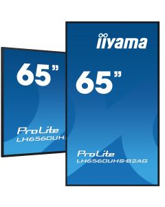 iiyama LH6560UHS-B2AG beeldkrant Digitaal A-kaart 163,8 cm (64.5") LED Wifi 500 cd/m² 4K Ultra HD Zwart Type processor Android 11 24/7