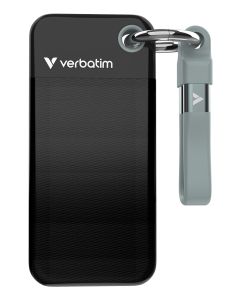 Verbatim Pocket SSD 1 TB USB Type-C 3.2 Gen 2 (3.1 Gen 2) Zwart, Grijs