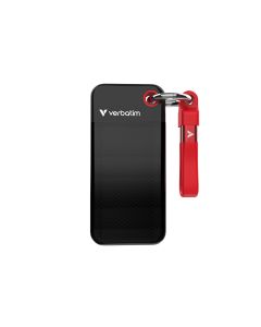 Verbatim Pocket SSD 1 TB USB Type-C 3.2 Gen 2 (3.1 Gen 2) Zwart, Rood