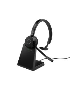 Jabra Evolve 65 TE Headset Bedraad en draadloos Hoofdband Kantoor/callcenter USB Type-A Bluetooth Zwart