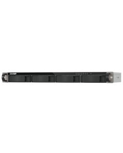 QNAP TS-433eU NAS Rack (1U) Cortex-A Cortex-A55 4 GB 0 TB QNAP Turbo System Zwart