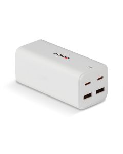 Lindy 73441 oplader voor mobiele apparatuur Universeel Wit AC Snel opladen Binnen
