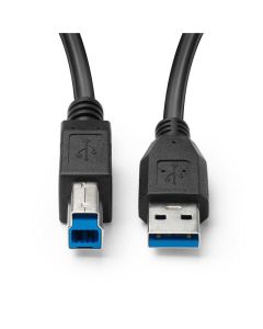 Microconnect MC-ITH-USB3AB-005 USB-kabel USB 3.2 Gen 1 (3.1 Gen 1) 5 m USB A USB B Zwart