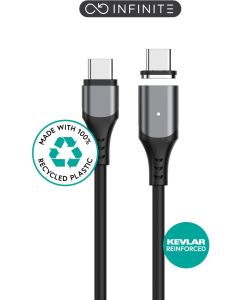 eSTUFF ES604265-BULK USB-kabel USB 2.0 2 m USB C 100 W Zwart