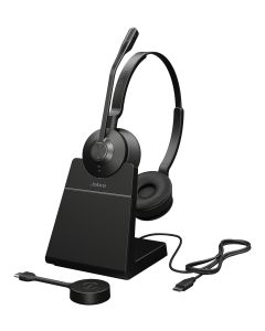 Jabra Engage 55 SE Headset Draadloos Hoofdband Kantoor/callcenter Zwart
