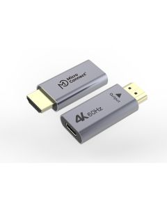 Microconnect HDMIUSB3.2A video kabel adapter HDMI Type A (Standaard) Zwart, Zilver