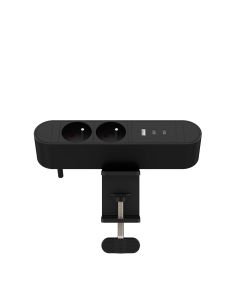 Microconnect MC-MDPS-FR2-30W power uitbreiding 1,8 m 2 AC-uitgang(en) Zwart