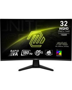 MSI MAG 32CQ6F computer monitor 80 cm (31.5") 2560 x 1440 Pixels Wide Quad HD Zwart