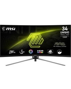 MSI MAG 345CQRDE computer monitor 86,4 cm (34") 3440 x 1440 Pixels UltraWide Dual Quad HD Zwart