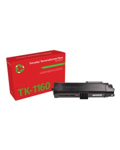 EverydayTM Zwart Remanufactured Toner van Xerox compatible met Kyocera (TK-1160), Standaard capaciteit