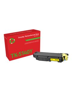 EverydayTM Geel Remanufactured Toner van Xerox compatible met Kyocera (TK-5140Y), Standaard capaciteit