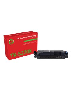 EverydayTM Zwart Remanufactured Toner van Xerox compatible met Kyocera (TK-5270K), Standaard capaciteit