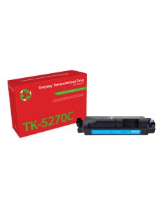 EverydayTM Cyaan Remanufactured Toner van Xerox compatible met Kyocera (TK-5270C), Standaard capaciteit