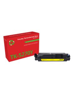 EverydayTM Geel Remanufactured Toner van Xerox compatible met Kyocera (TK-5270Y), Standaard capaciteit