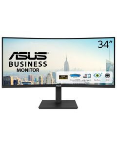ASUS VA34VCPSR computer monitor 86,4 cm (34") 3440 x 1440 Pixels Wide Quad HD LCD Zwart