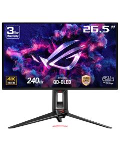 ASUS ROG Swift OLED PG27UCDM computer monitor 67,3 cm (26.5") 3840 x 2160 Pixels 4K Ultra HD QD-OLED Zwart