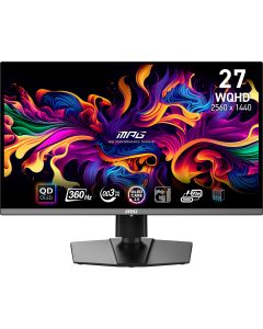 MSI MPG 271QRX QD-OLED computer monitor 67,3 cm (26.5") 2560 x 1440 Pixels Wide Quad HD Zwart
