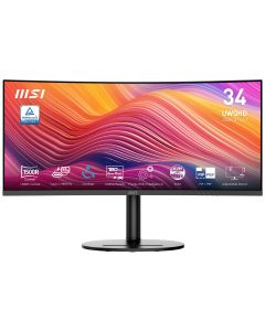 MSI Modern MD342CQP computer monitor 86,4 cm (34") 3440 x 1440 Pixels UltraWide Quad HD LCD Zwart