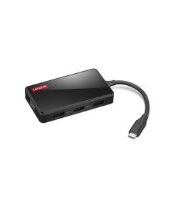 Lenovo GX91M73945 laptop dock & poortreplicator Bedraad USB 3.2 Gen 1 (3.1 Gen 1) Type-C Zwart