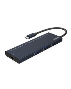 Microconnect USB3.1CCOM18 laptop dock & poortreplicator Bedraad Zwart