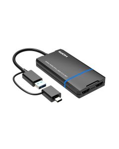 Microconnect MC-USB3.1CHDMIX2-2IN1 video kabel adapter 0,12 m USB Type-C HDMI Zwart
