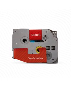 Capture CA-TZEMQG35 labelprinter-tape Zwart op wit