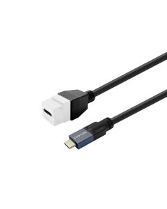 Vivolink PROKEYUSBCFM2W USB-kabel USB 3.2 Gen 2 (3.1 Gen 2) 2 m USB C Wit