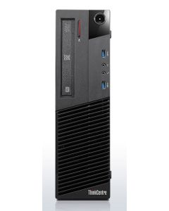Lenovo ThinkCentre M93p Intel® Core™ i5 i5-4590 4 GB DDR3-SDRAM 500 GB Hybride hdd Windows 7 Professional SFF PC Zwart