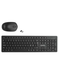 eSTUFF GLB212011-NORDICCOMBO toetsenbord Inclusief muis Kantoor USB QWERTY Scandinavisch Zwart