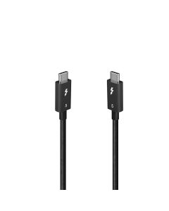 Lindy 31130 Thunderbolt-kabel 1 m 80 Gbit/s Zwart
