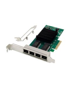 Microconnect MC-PCIEX4-I350-T4-1GBE netwerkkaart Intern Ethernet 1000 Mbit/s
