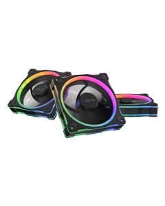 ASUS Prime MR120 Fan ARGB Reverse Black 3in1 Computer behuizing Ventilator 12 cm Zwart 3 stuk(s)