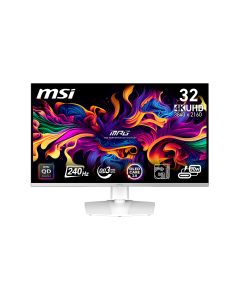 MSI MPG 321URXWDE QD-OLED computer monitor 80 cm (31.5") 3840 x 2160 Pixels 4K Ultra HD Wit
