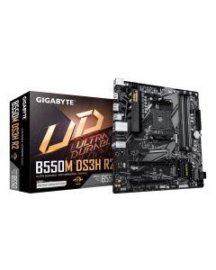 GIGABYTE B550M DS3H R2 moederbord AMD B550 Socket AM4 micro ATX