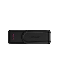 Kingston Technology DataTraveler 64GB Portable USB 3.2 Gen 1 Exodia S (Black/Black)