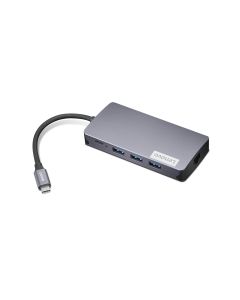 Lenovo GX91M73946 laptop dock & poortreplicator Bedraad USB 3.2 Gen 1 (3.1 Gen 1) Type-C Grijs