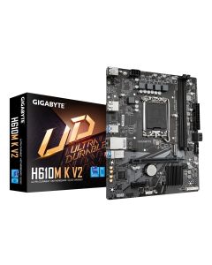 GIGABYTE H610M K V2 moederbord Intel H610 LGA 1700 micro ATX