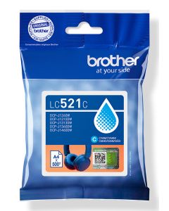 Brother LC521C inktcartridge 1 stuk(s) Origineel Cyaan