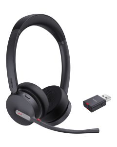 Yealink WH64 Hybrid Dual UC Headset Draadloos Hoofdband Kantoor/callcenter Micro-USB Bluetooth Zwart