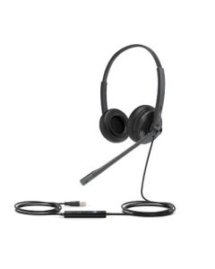 Yealink UH34 SE Stereo/Dual Teams USB-A Headset Bedraad Hoofdband Oproepen/muziek USB Type-A Zwart